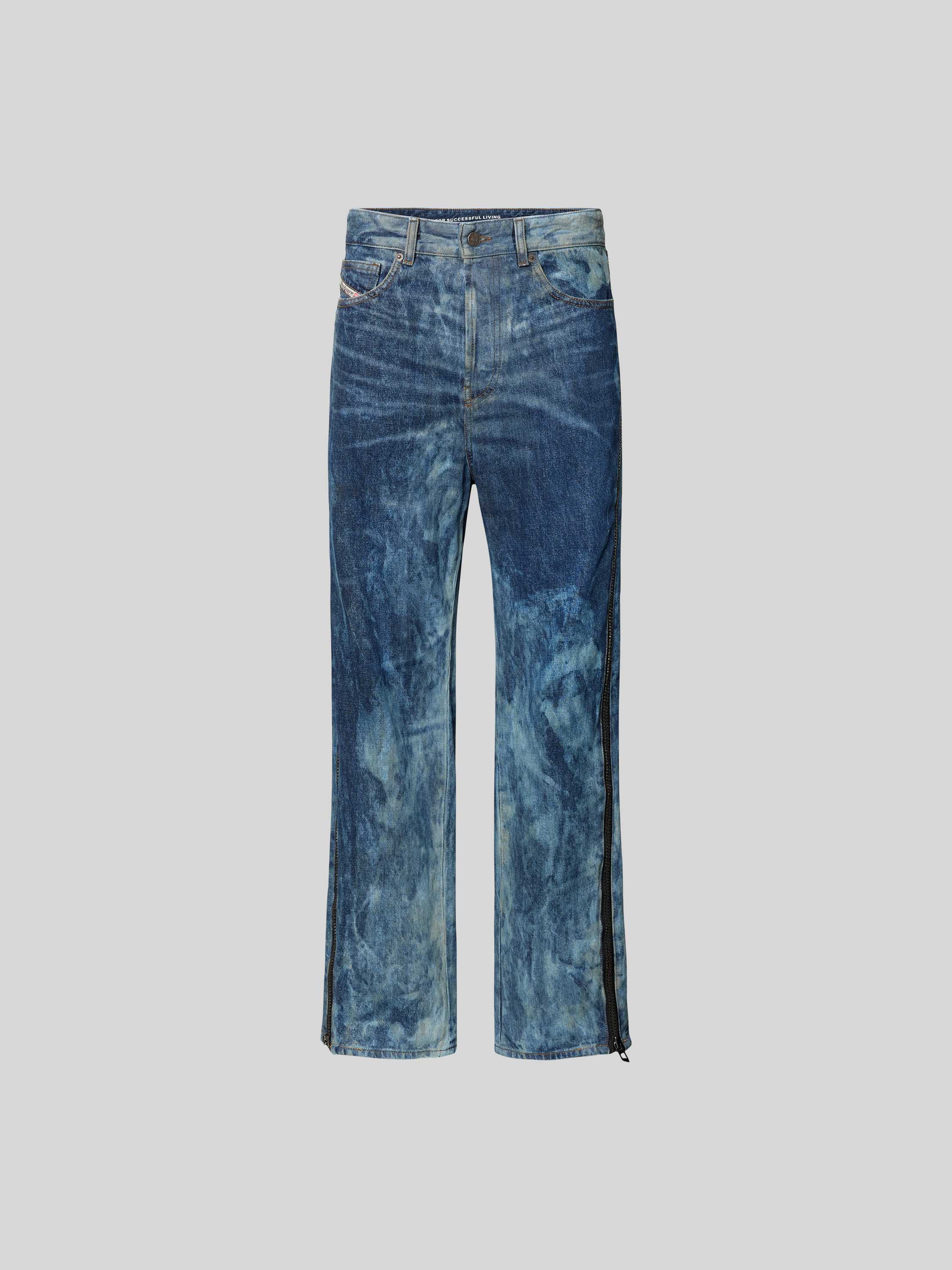 Jeans mit seitlichem Reißverschluss