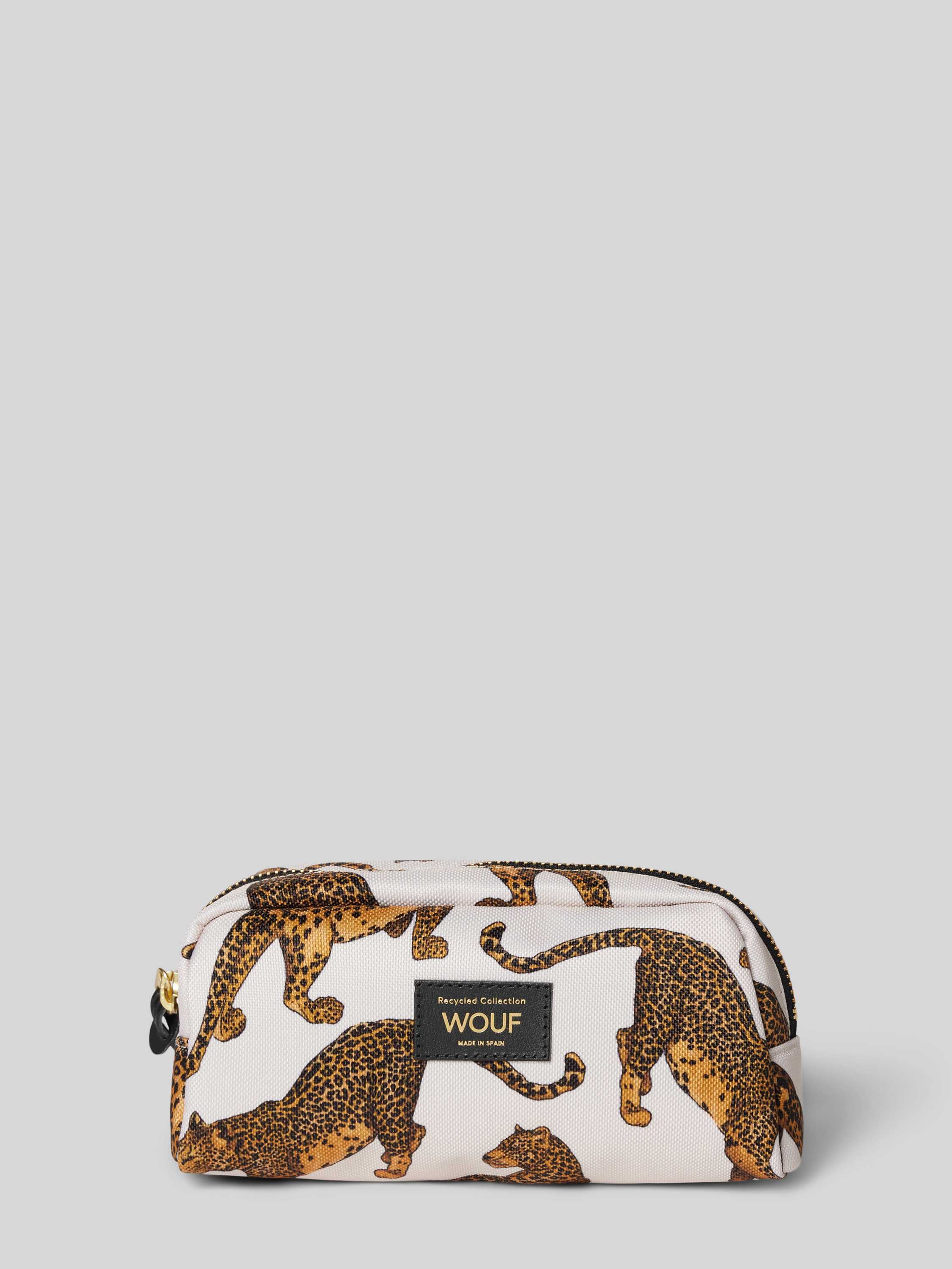 Kosmetiktasche mit Animal-Print Modell 'The Leopard', Peek & Cloppenburg