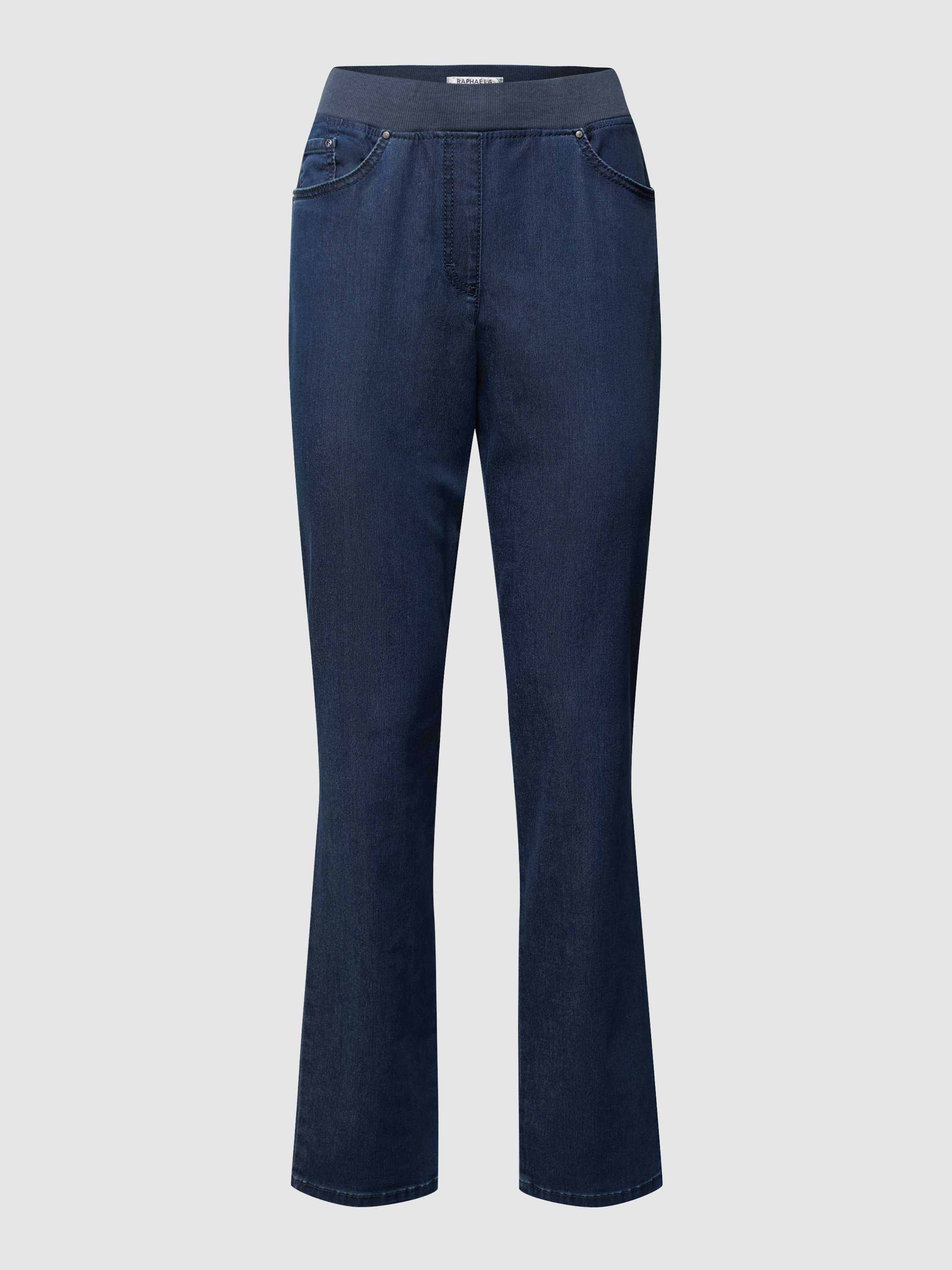 Slim Fit 5-Pocket-Jeans mit elastischem Bund - 'Super Dynamic'