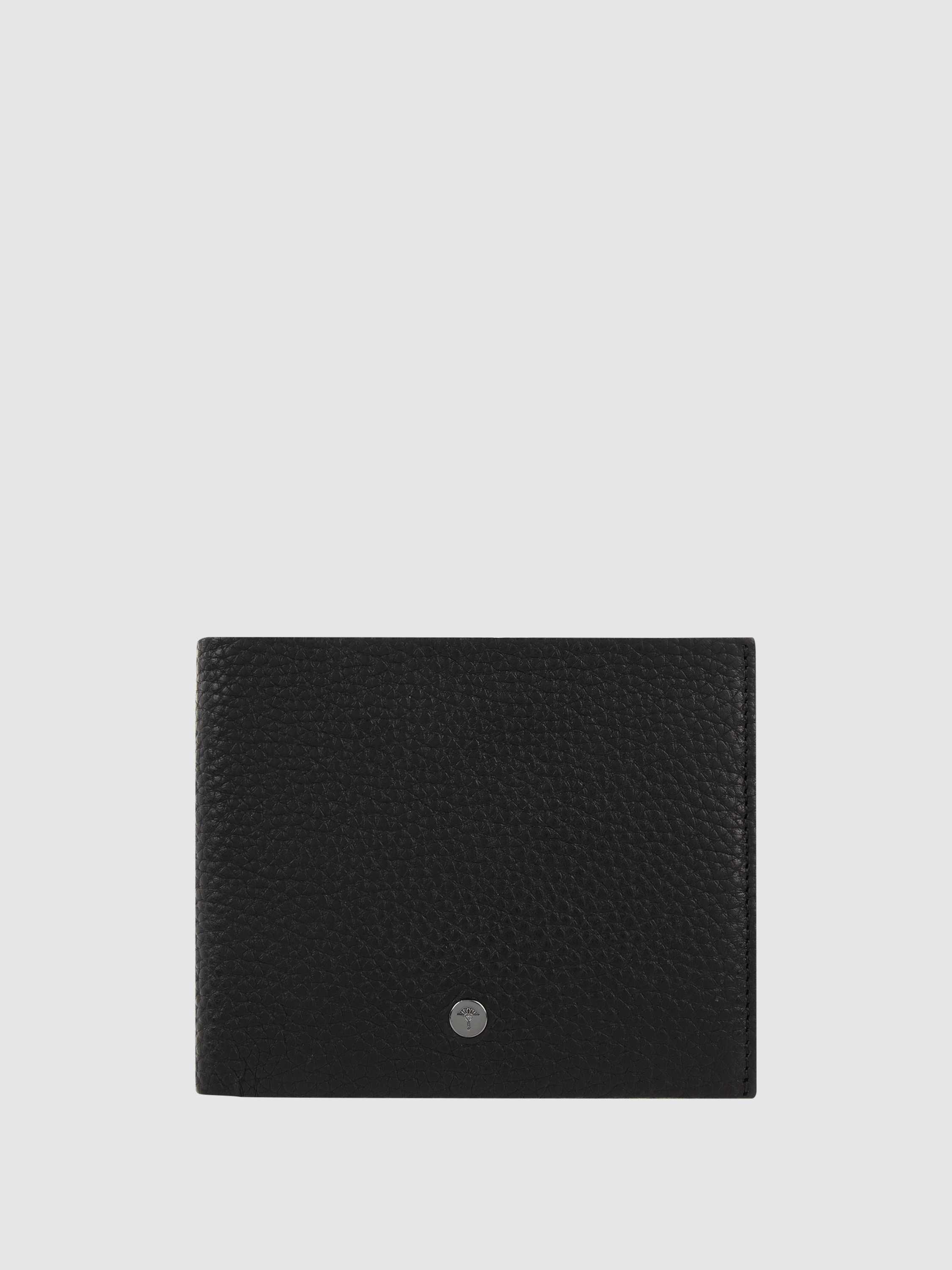 Geldbörse aus Leder mit Logo-Applikation