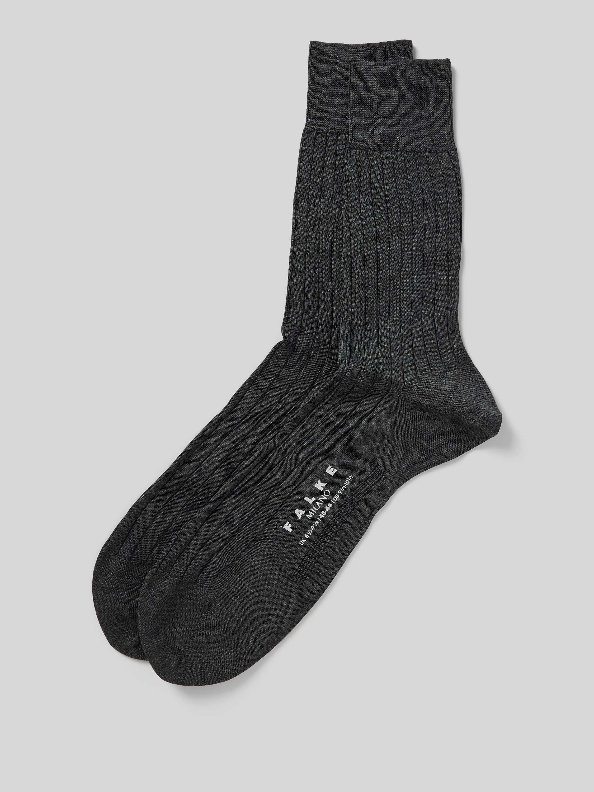 Socken mit Label-Print Modell 'MILANO'