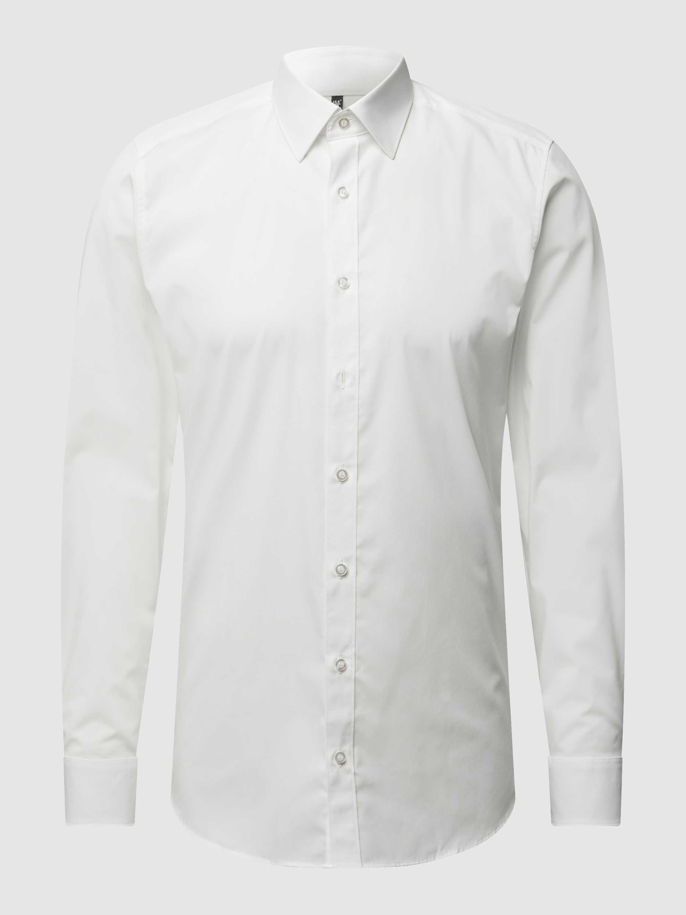 Slim Fit Business-Hemd aus Popeline